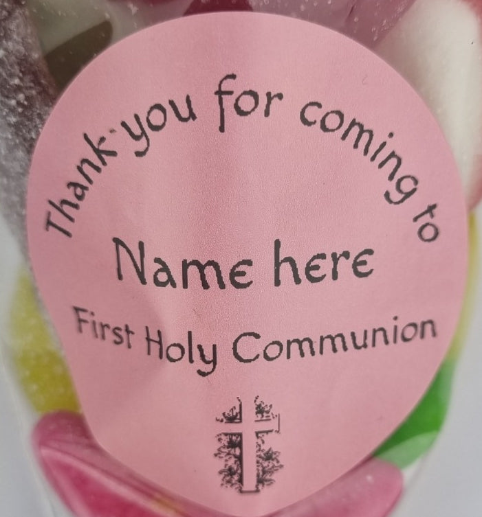 Pink Communion Party Bag w/Lolly