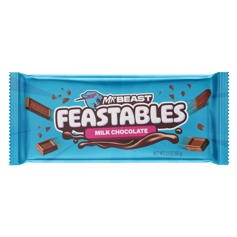 Mr Beast Feastables MrBeast Milk Chocolate Bar
