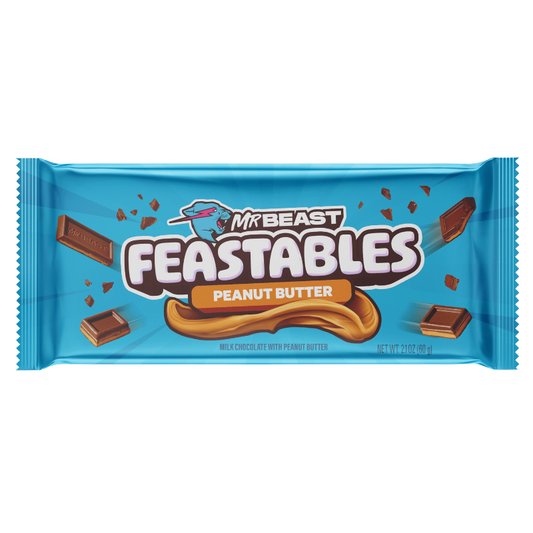 Mr Beast Feastables Bar Peanut Butter Chocolate 60g