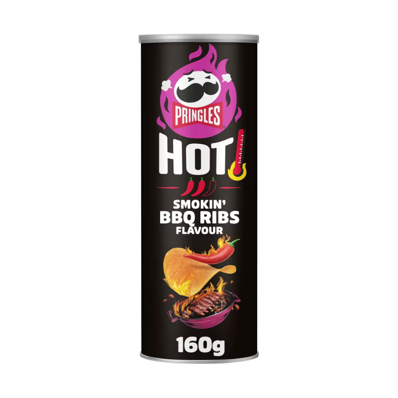 Pringles Smokin BBQ Ribs Flavor