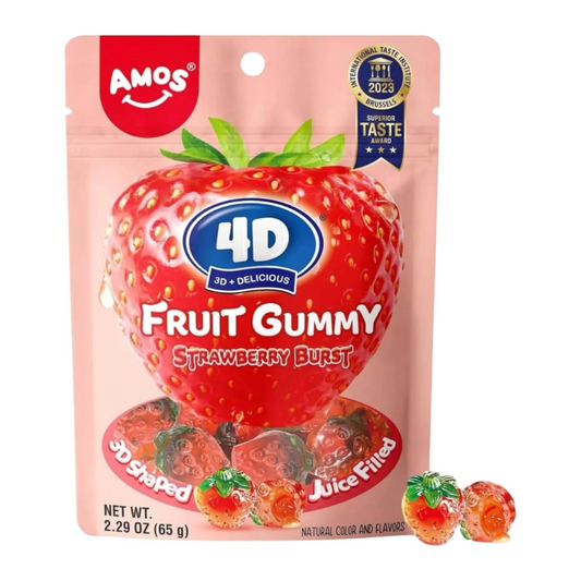 Amos 4D Juicy Strawberry 65 gr