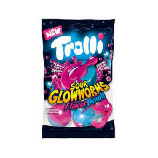 Trolli Sour Glow Worms 3D 75gr