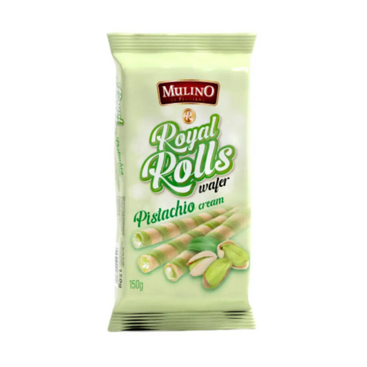 Mulino Royal Rolls Wafer Pistachio Cream 150g
