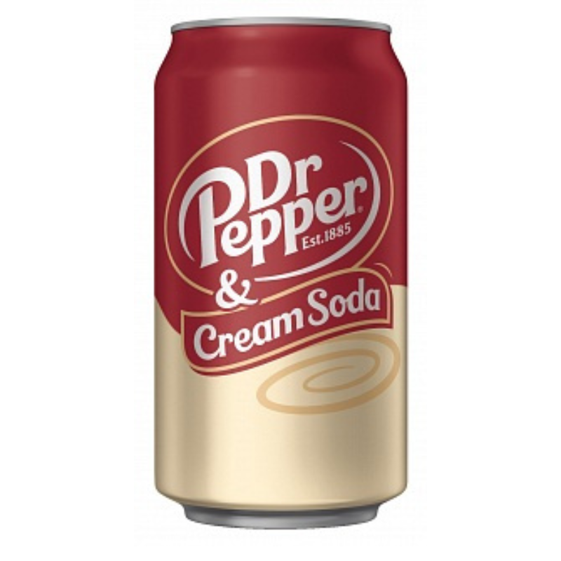 Dr Pepper & Cream Soda 355ml