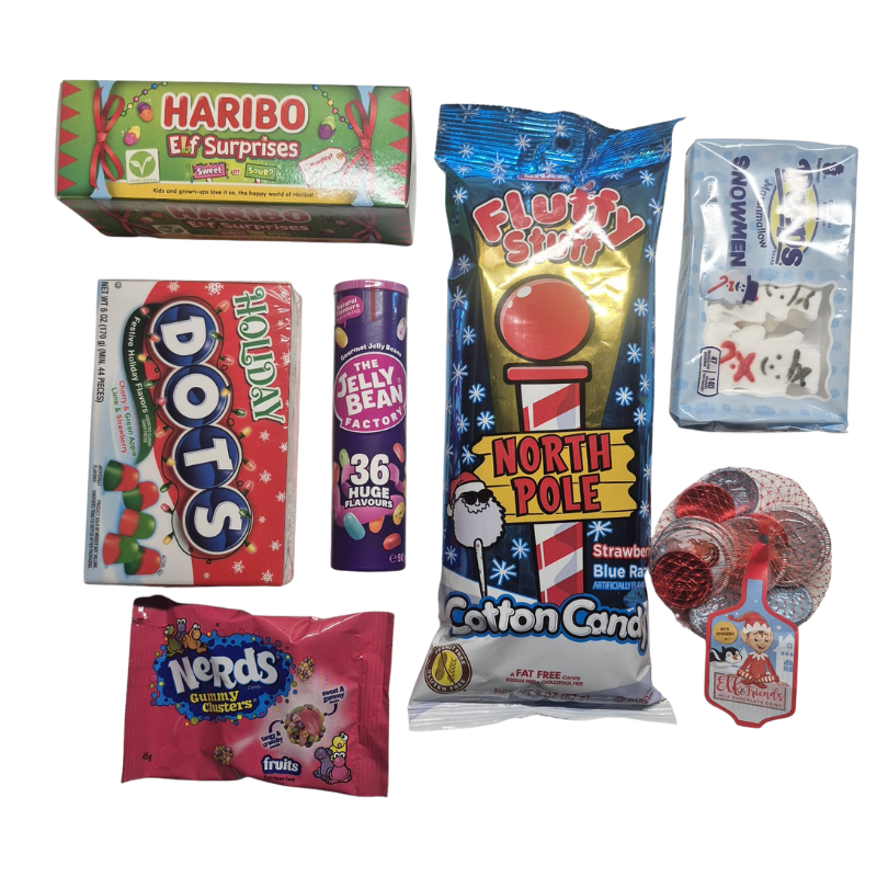 Christmas Candy Delight Hamper Bag