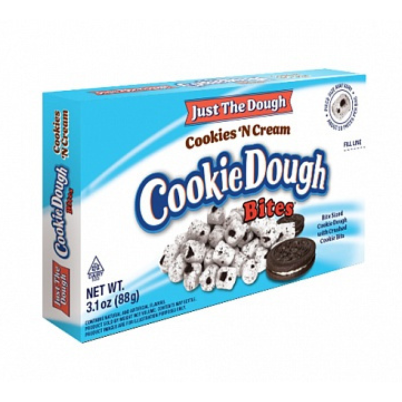 Just The Dough Cookie Dough Bites Cookies 'N Cream 88g