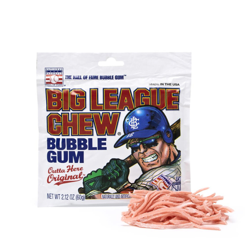 Big League Chew Bubble Gum Original 60g