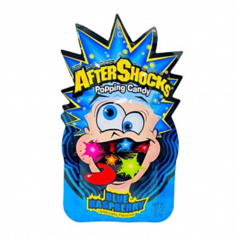 Aftershocks Popping Candy Blue Raspberry 9g