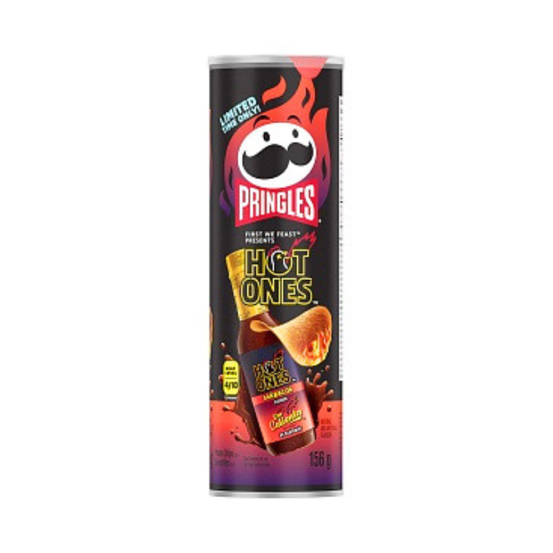 Pringles Hot Ones Los Calientes Barbacoa 156G
