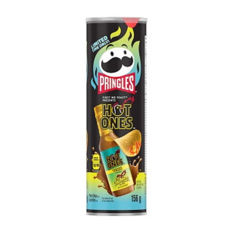 Pringles Hot Ones Los Calientes Verde 156G