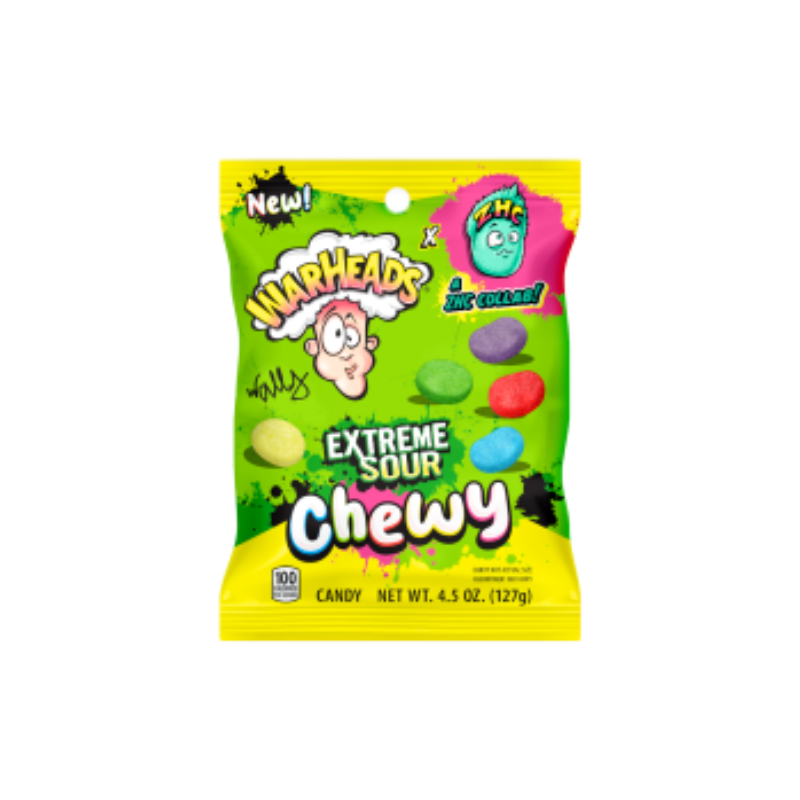 Warheads Extreme Sour Chewy 127 gr.