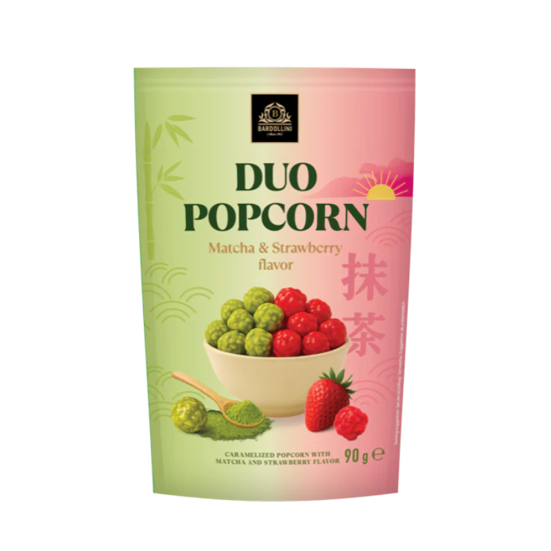 Matcha-Strawberry Popcorn 90g