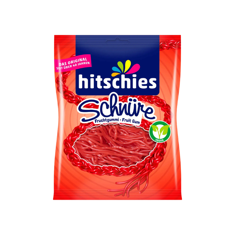 Hitschies Erdbeer Schnüre 125 gr.