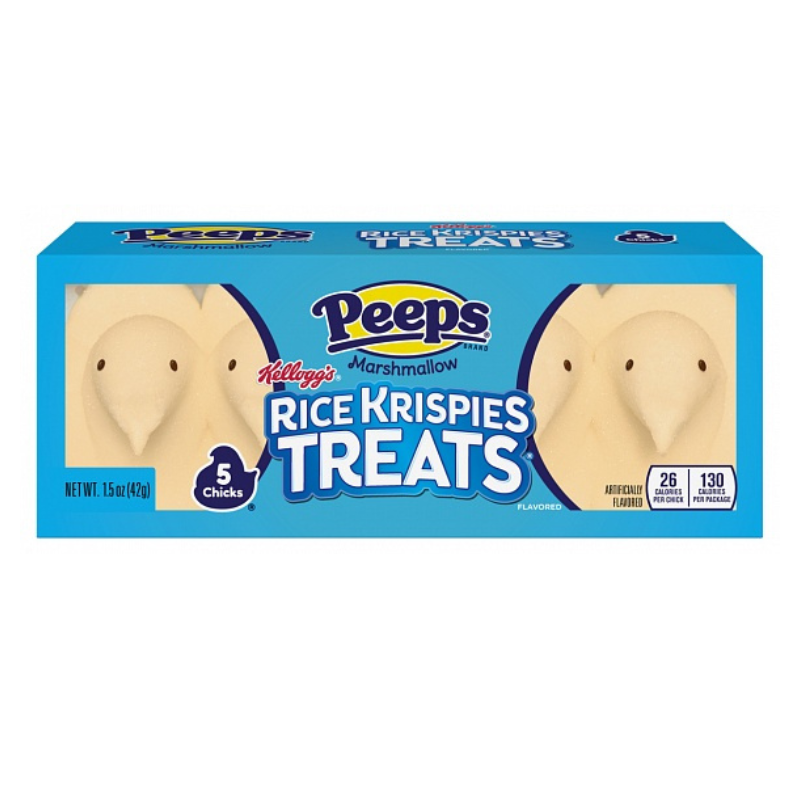 Peeps Marshmallow Chicks Rice Krispies Treats 5 Pack