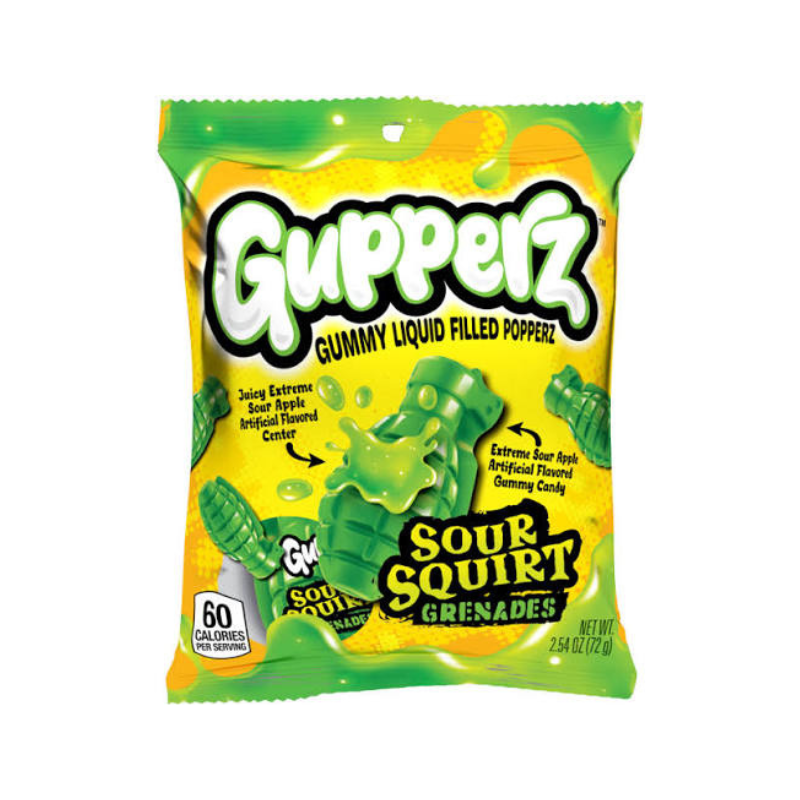 Gupperz Sour Squirt Grenades 72g