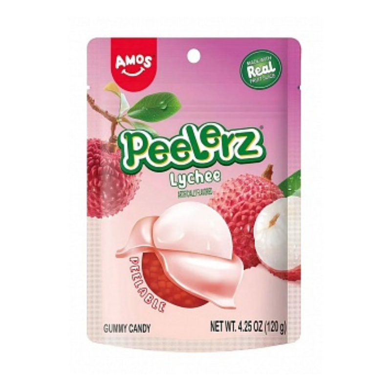 Amos Peelerz Gummy Lychee 170g