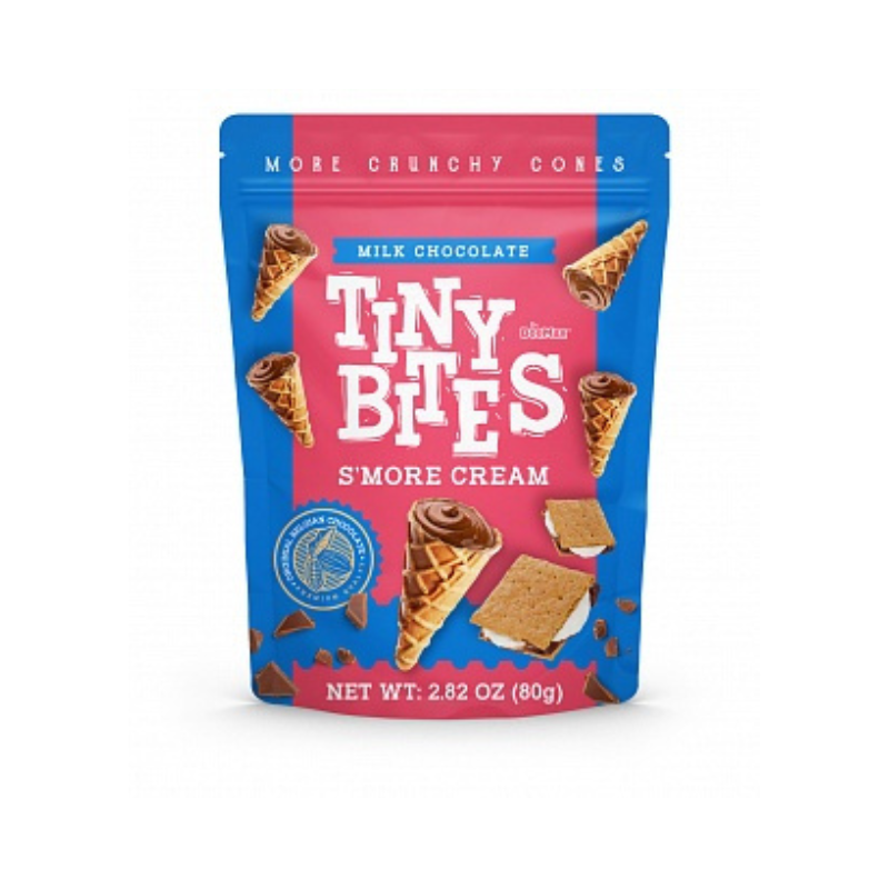Tiny Bites Waffle Cones S'More Cream 80g