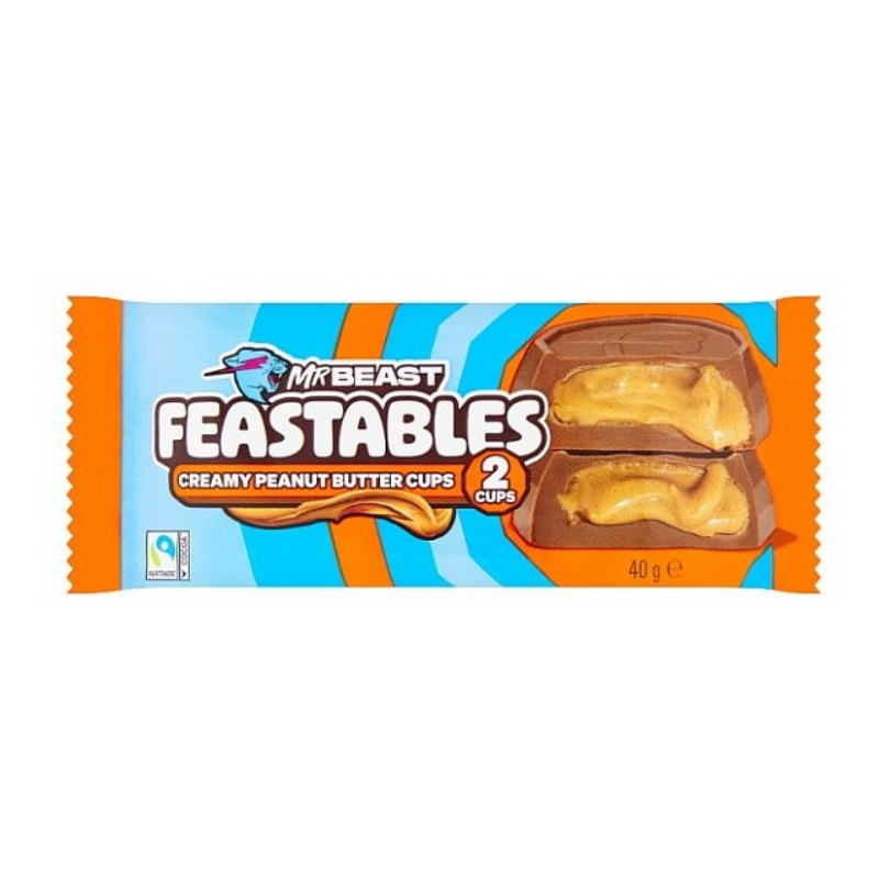 Mr Beast Feastables Cups Creamy Peanut Butter 40g
