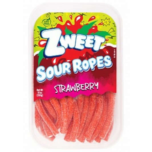 Zweet Sour Ropes Strawberry 285g