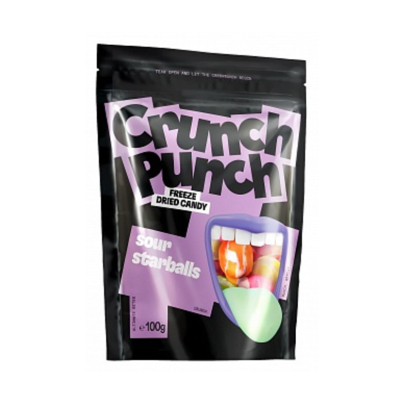 Crunch Punch Sour Starballs 100g