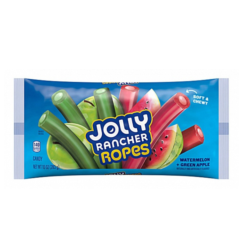 Jolly Rancher Ropes Watermelon & Green Apple 283g