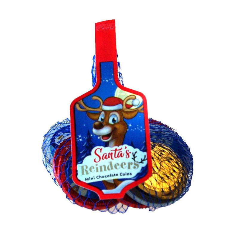 CHOCOLATE COINS NETS REINDEER 45.GMS