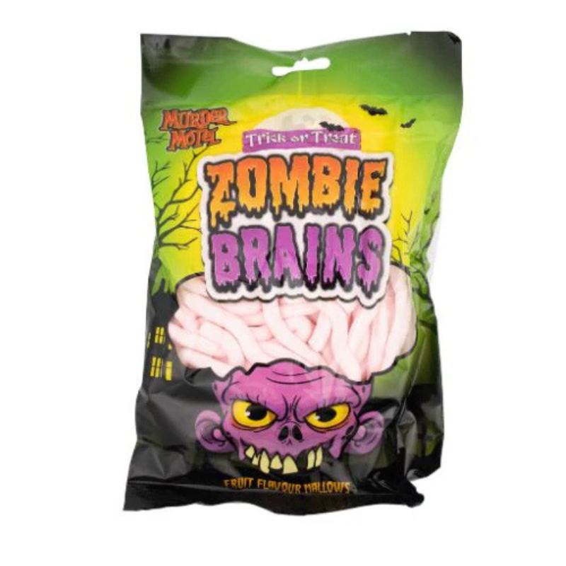 Murder Motel Trick Or Treat Zombie Brains Sweets 80g