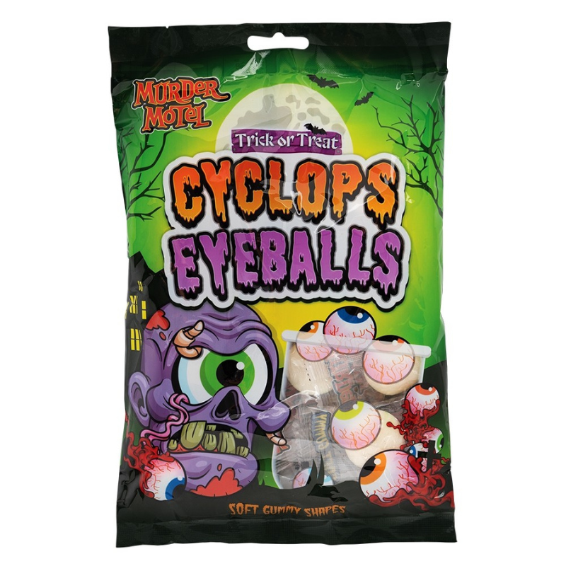MURDER MOTEL HALLOWEEN CYCLOPS EYEBALLS 100G0