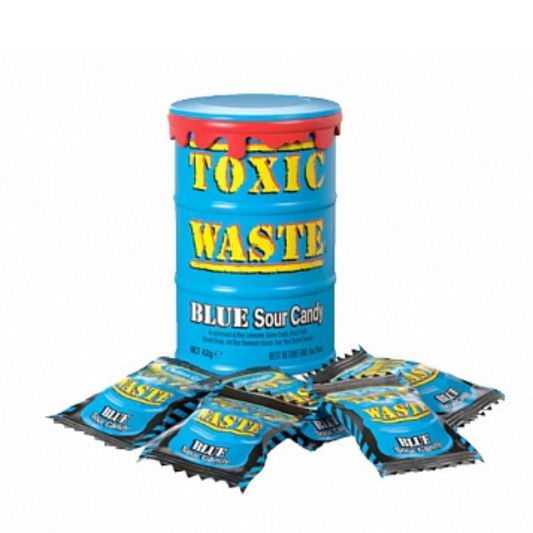 Toxic Waste Sour Candy Drum Blue 42g