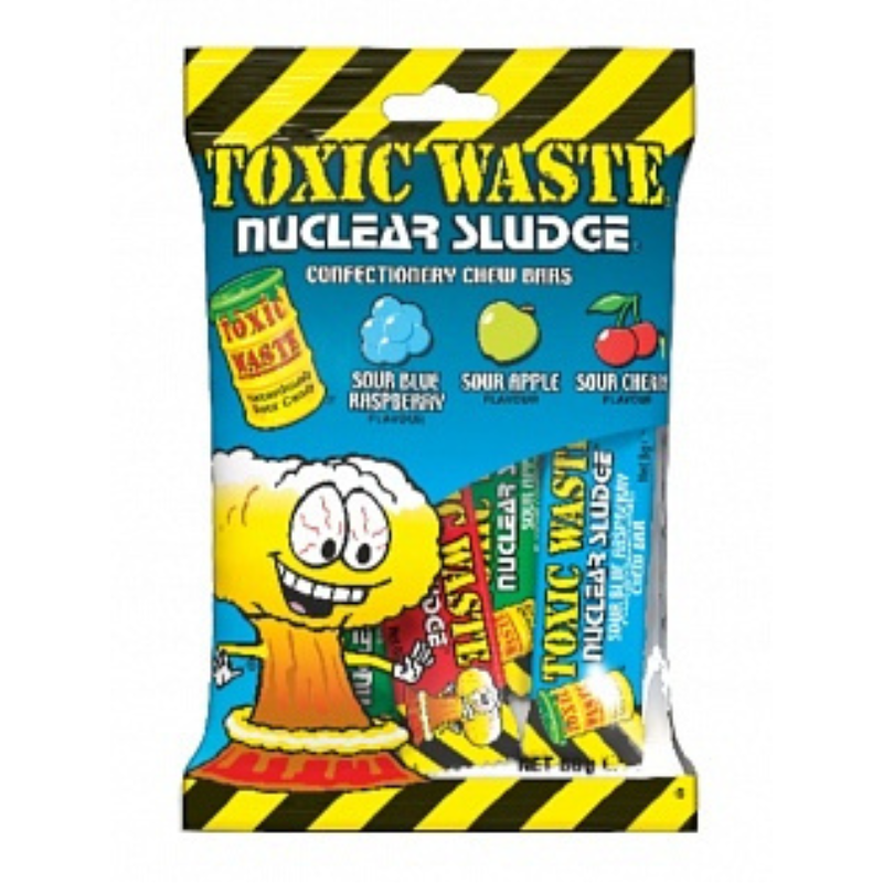 Toxic Waste Nuclear Sludge Mini Chew Bars 80g