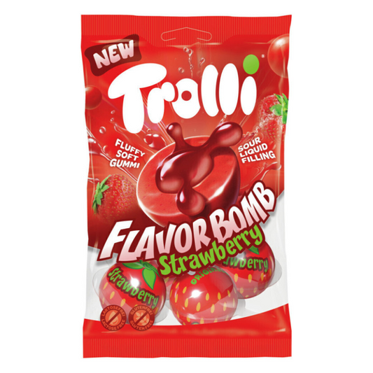 Trolli Flavor Bomb Strawberry 3D 75 gr