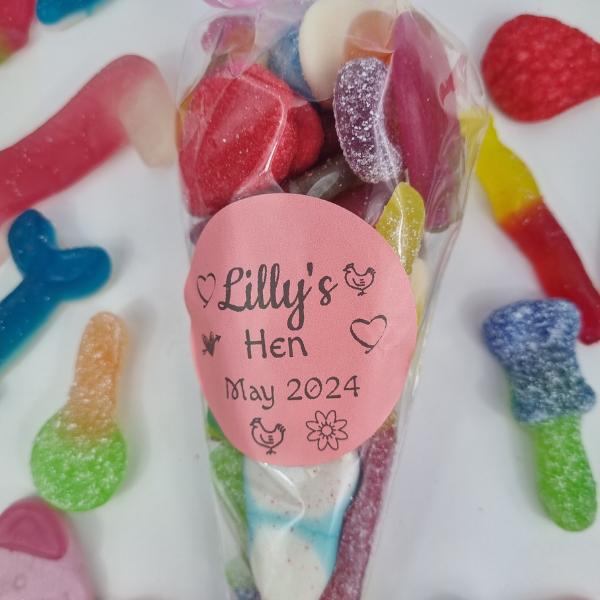Hen Party Personalised Party Bags and standard