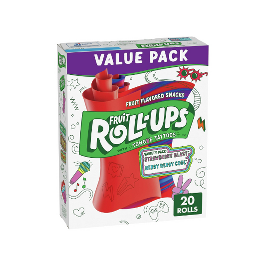 Fruit Roll Ups Variety Pack 20 Rolls 283g
