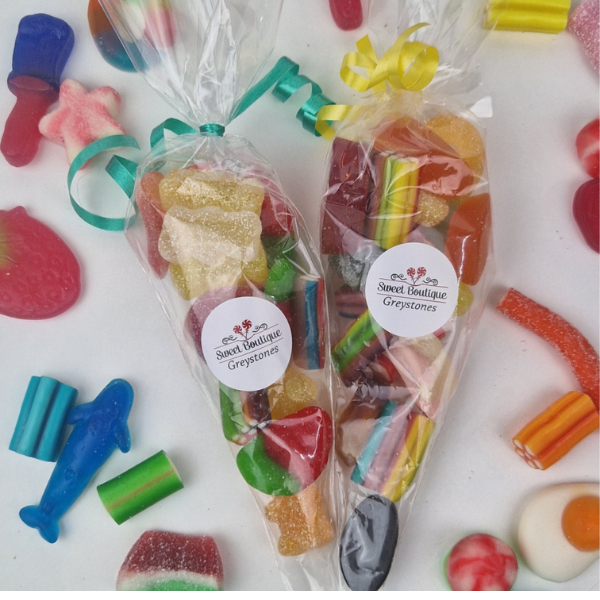 White Personalised Party Bags