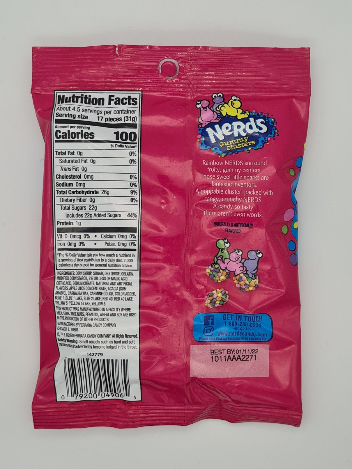 Nerds Gummy Clusters 141g