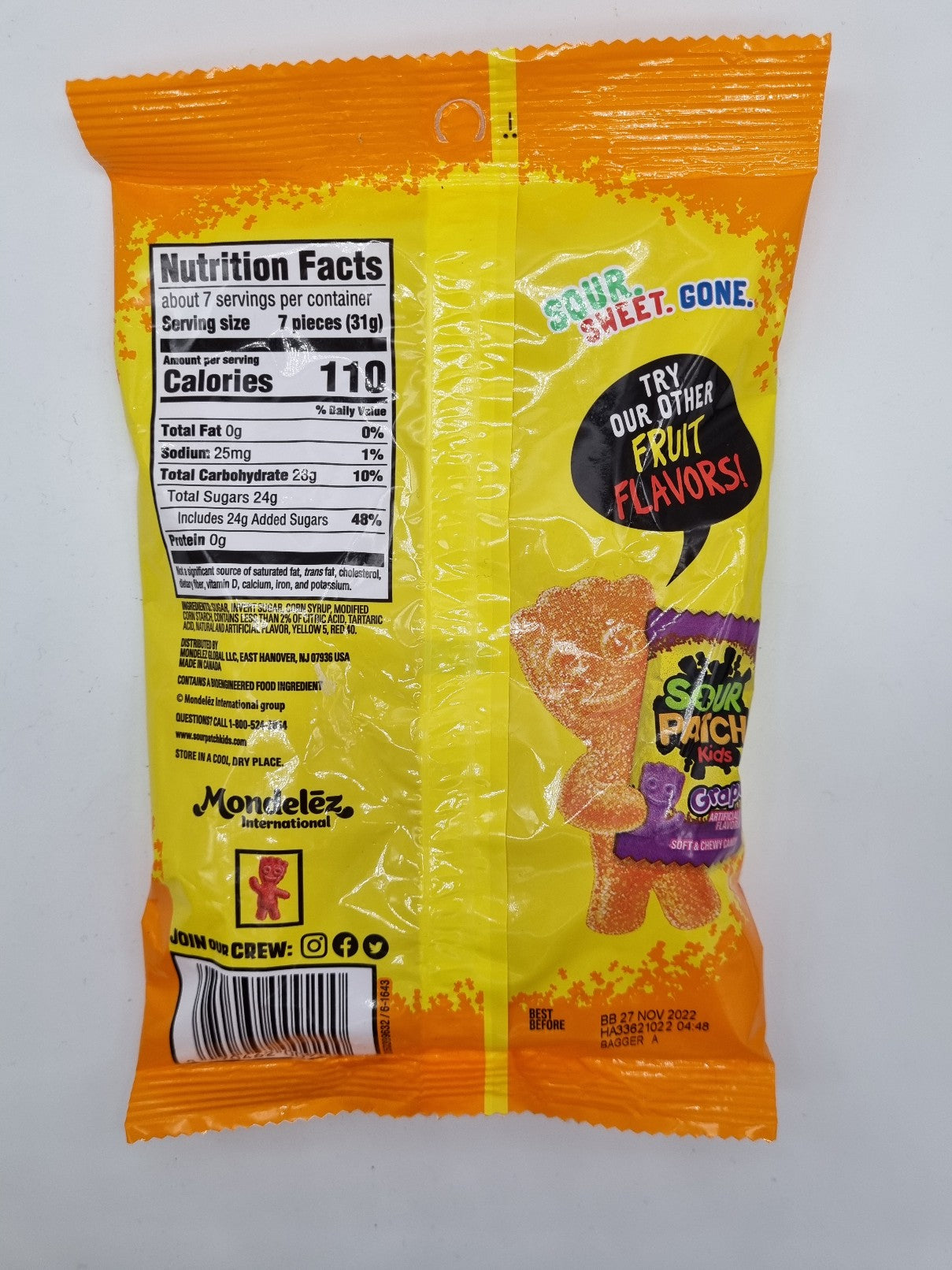 Sour Patch Peach 101g