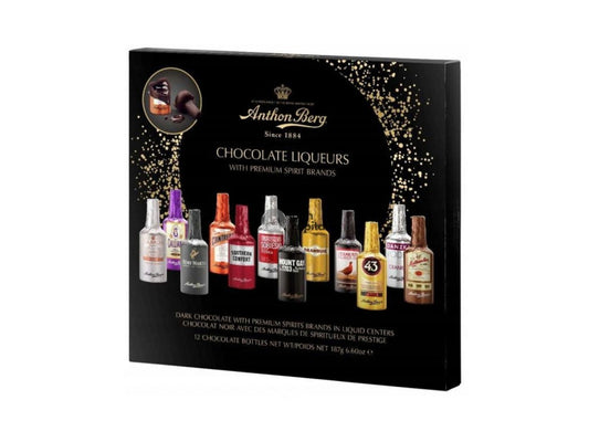 Anthon Berg Dark Chocolate Liquers Gift Box 187g