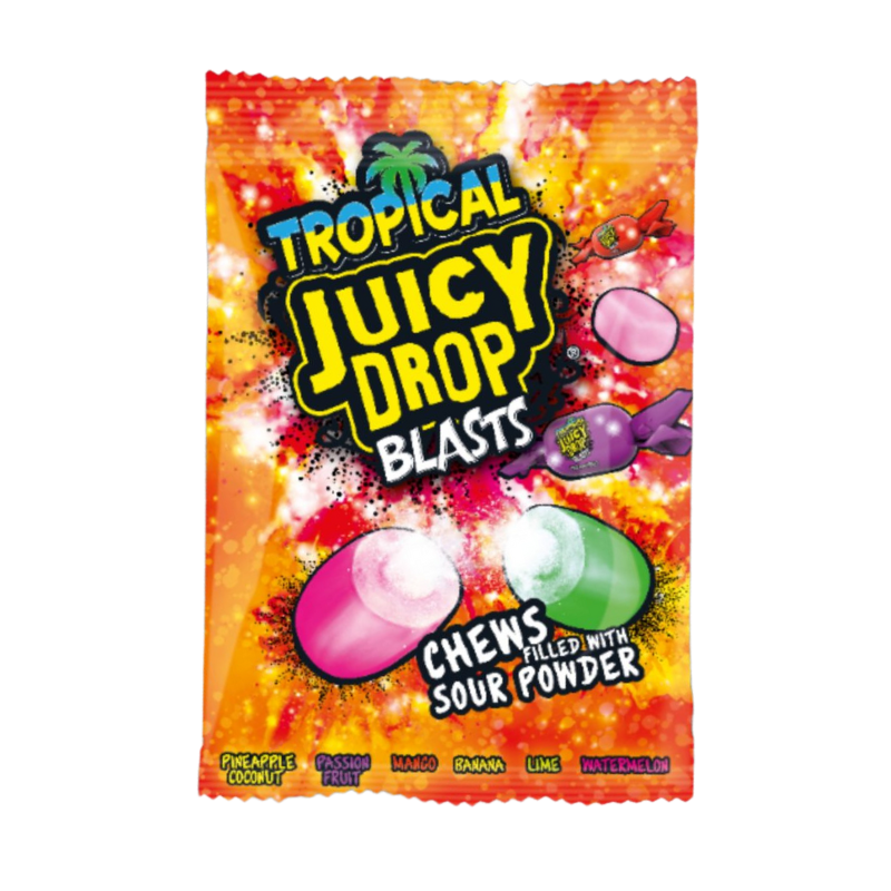 Juicy Drop Blasts Tropical Bag 120g