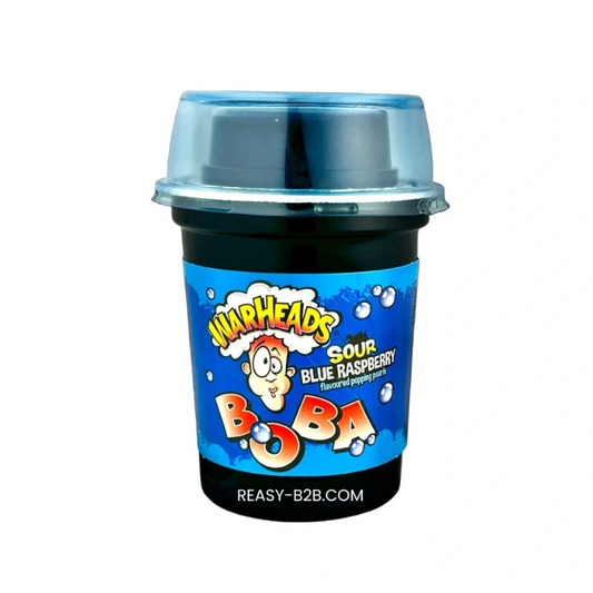 Warheads Boba Sour Blue Raspberry