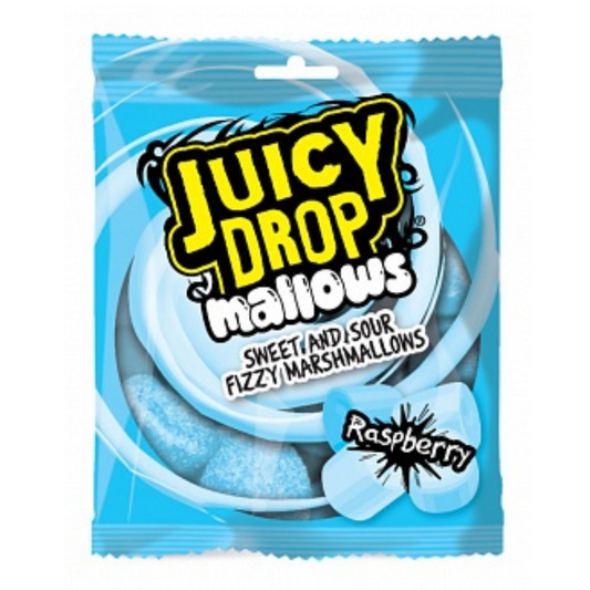 Bazooka Juicy Drop Mallows Raspberry 100g