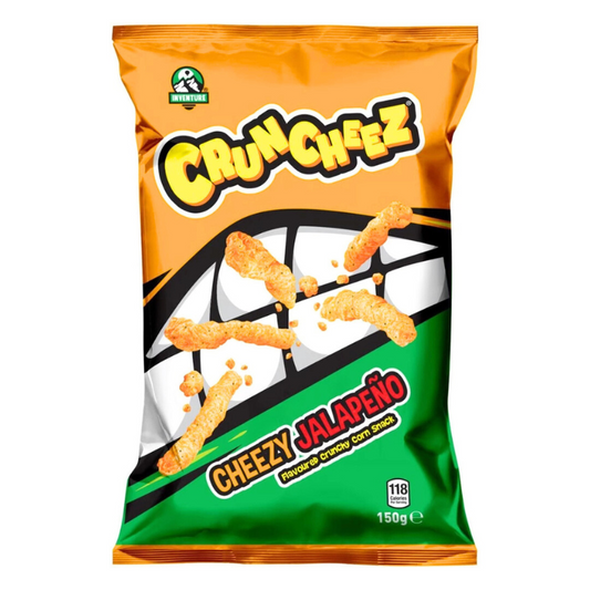 Cruncheez cheese jalapeno 150g