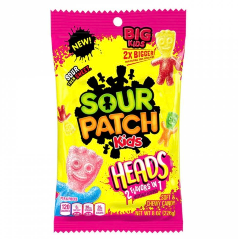 sour patch big heads 226g