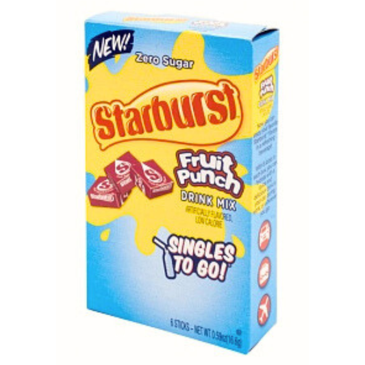 Starburst Singles To Go! Fruit Punch 17g