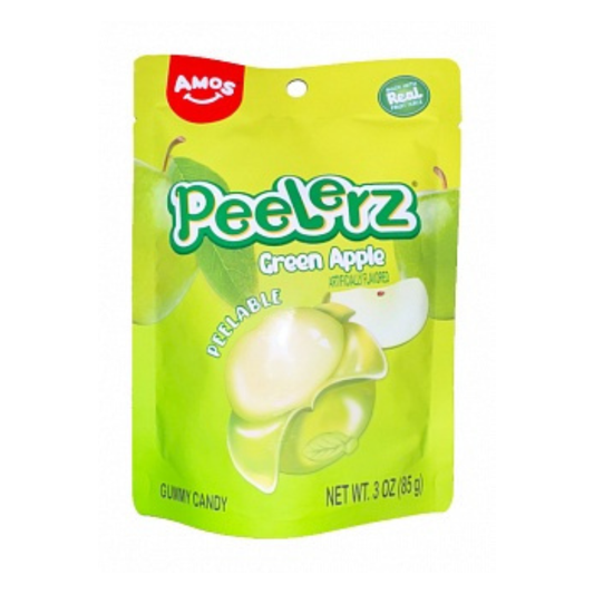 Amos Peelerz Gummy Green Apple 85g
