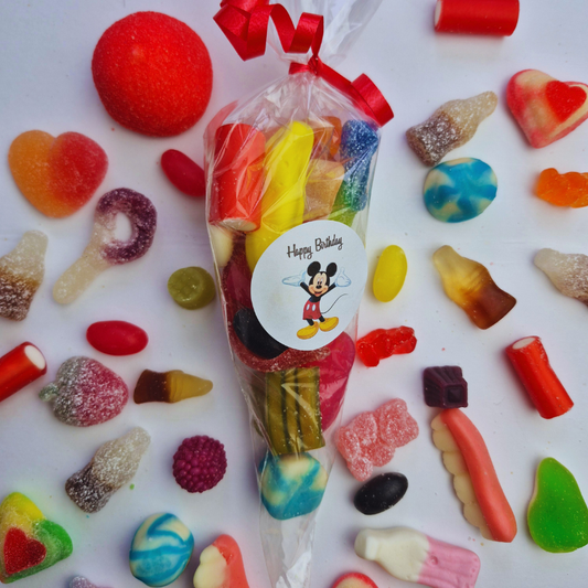 Birthday Party Bag with Mickey Mouse Sticker