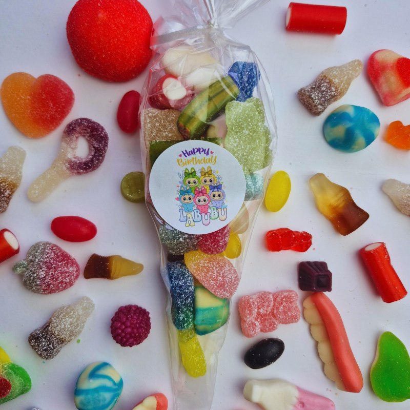 Party Bag with Labubu Sticker