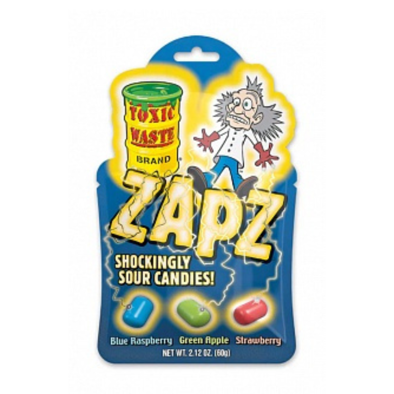 Toxic Waste Zapz Sour Candies 60g