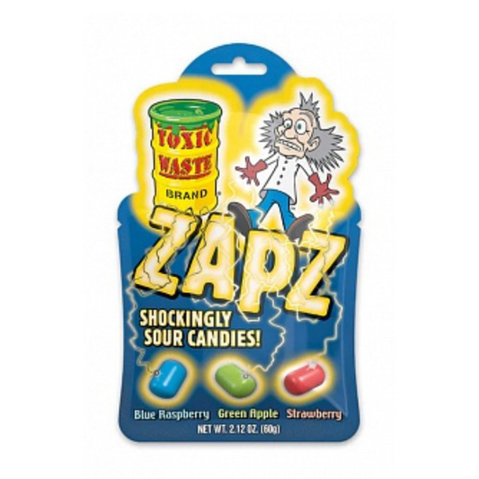 Toxic Waste Zapz Sour Candies 60g
