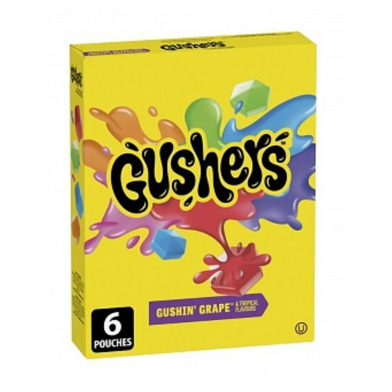 Fruit Gushers Gushin' Grape 6 Pack 138G