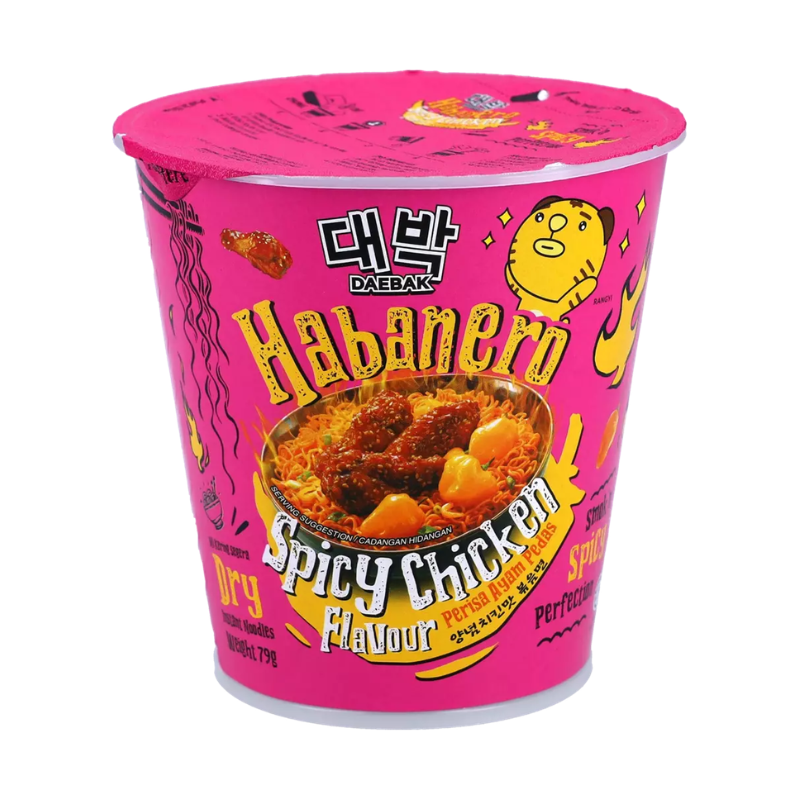 Daebak Habanero Spicy Chicken Noodles 79g